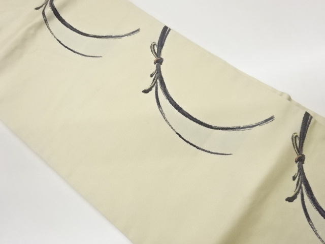 JAPANESE NAGOYA OBI / WOVEN KUMIHIMO CORD PATTERN